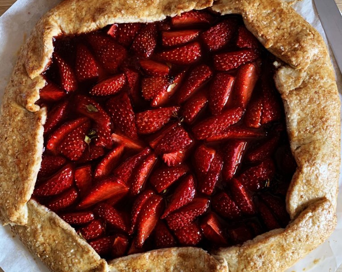 Strawberry Galette