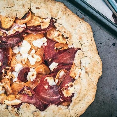 Sweet Potato Beet and Goat Cheese Galette Recipe | SideChef