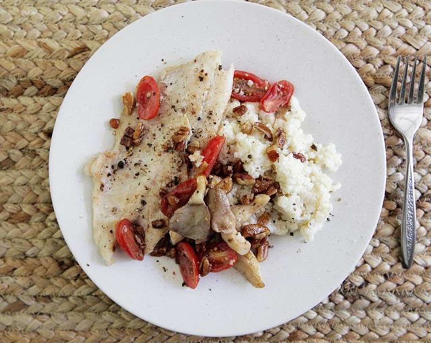 North Carolina Trout with Sauteed Oyster Mushrooms