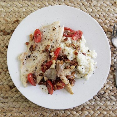 North Carolina Trout with Sauteed Oyster Mushrooms Recipe | SideChef