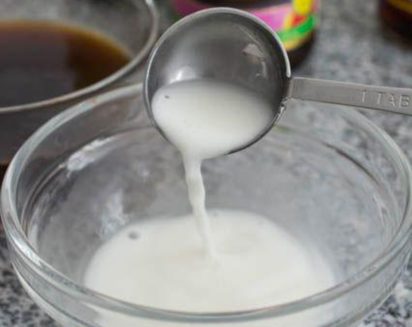 step 3 In a separate small bowl, mix the Corn Starch (1/2 Tbsp) with Water (2 Tbsp). Stir this mixture well to break up the cornstarch clumps.