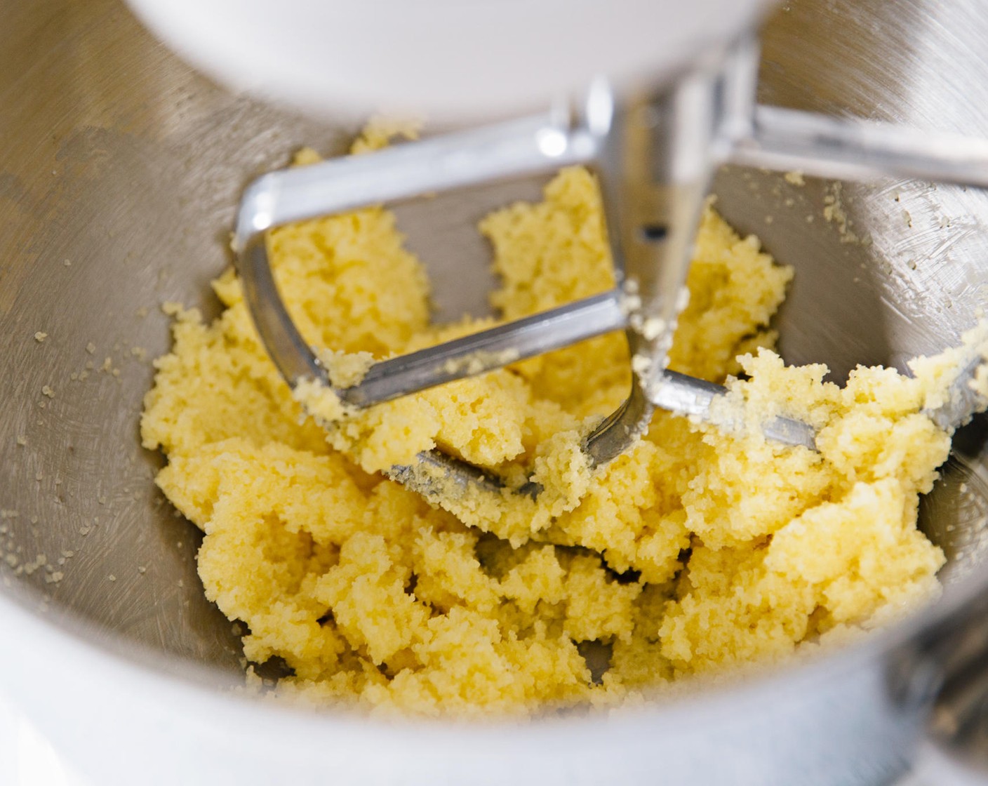 step 7 Cream butter and sugar together for about four minutes on medium speed.