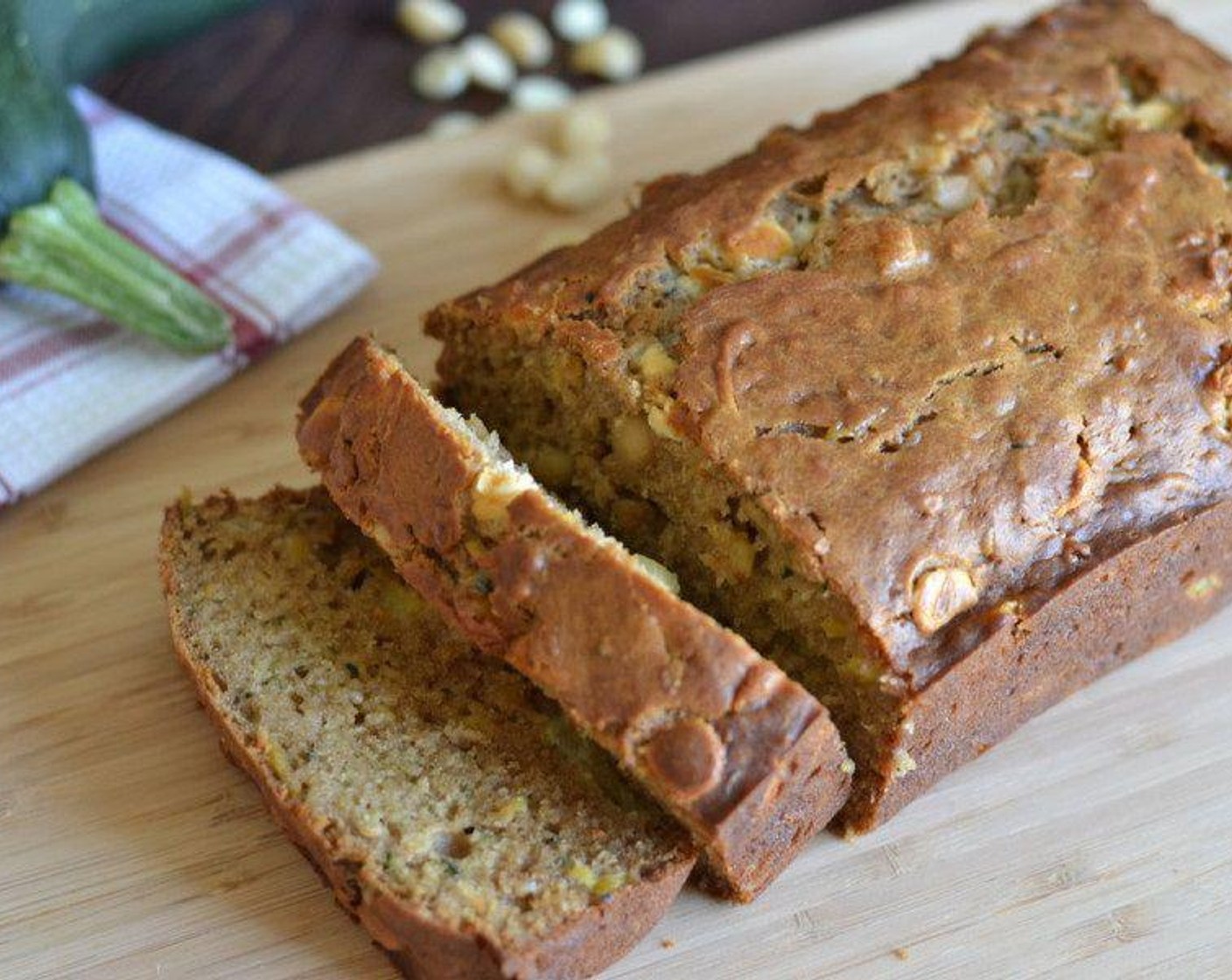 Pineapple Zucchini Bread with White Chocolate Chips