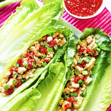 Skinny Chicken Lettuce Wraps Recipe | SideChef
