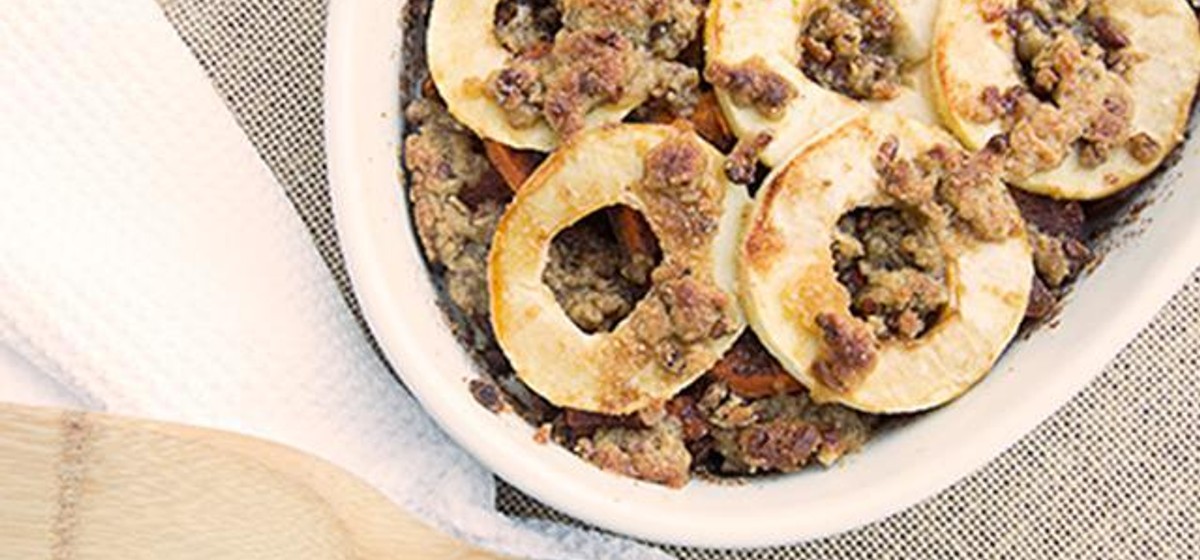 Sweet Potato and Apple Casserole Recipe | SideChef
