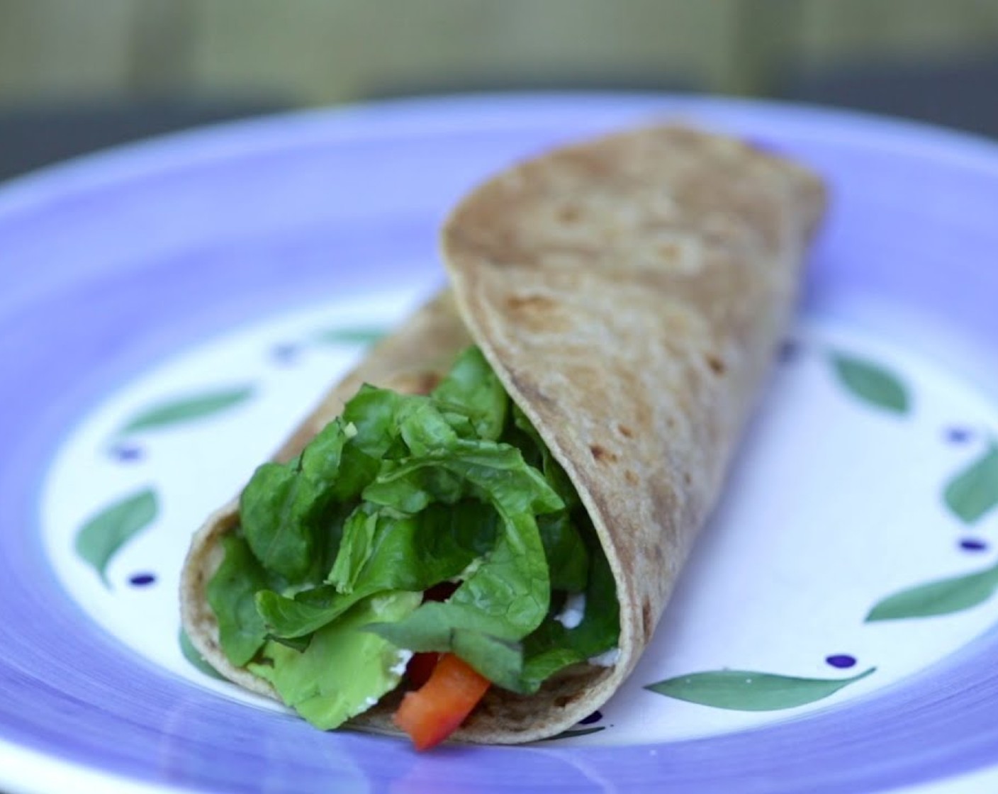 Hummus & Goat Cheese Wrap