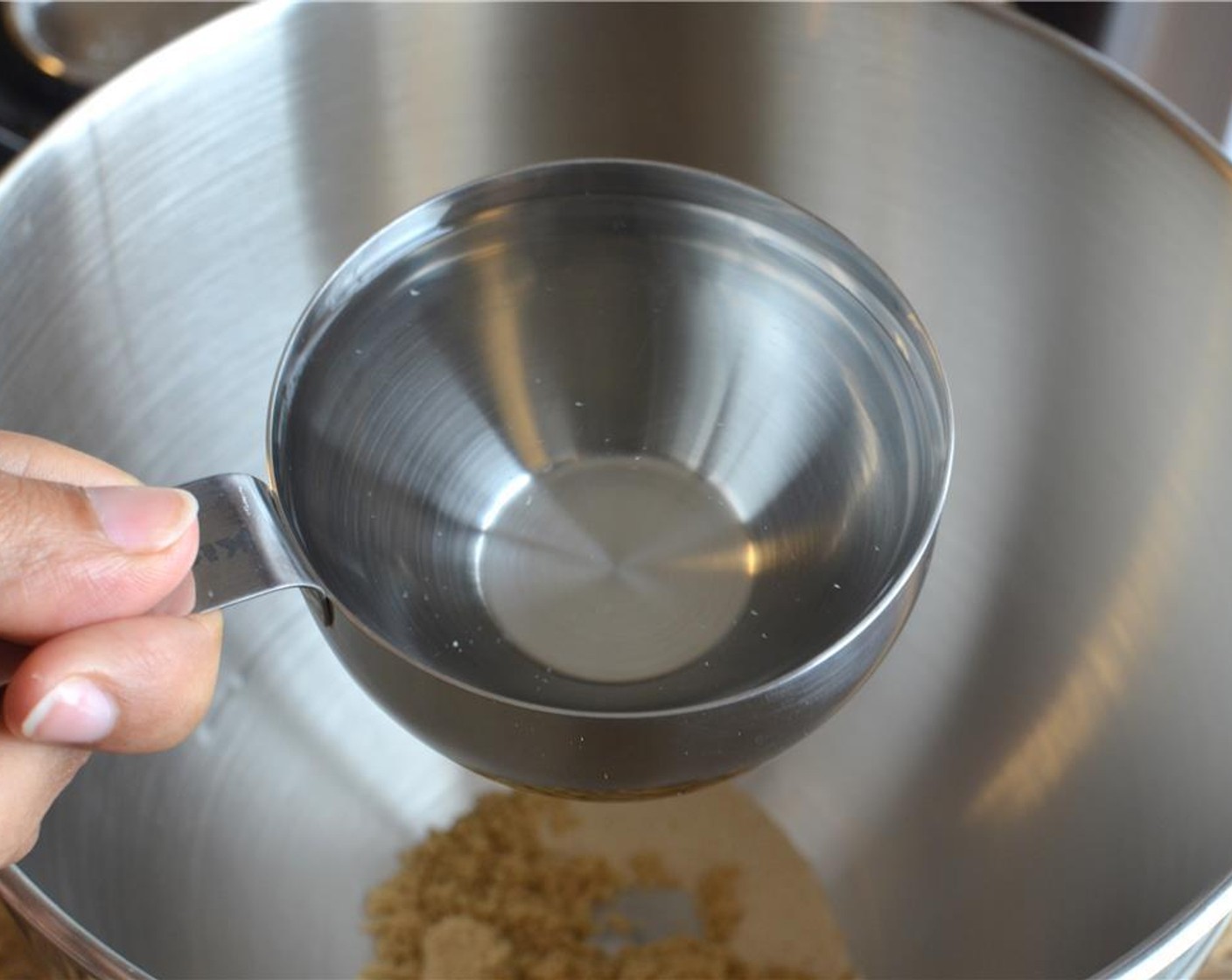 step 1 In the bowl of a stand-up mixer, add the Active Dry Yeast (1 pckg), Brown Sugar (2 Tbsp), and Water (1 1/2 cups) and let it sit for 10 minutes.