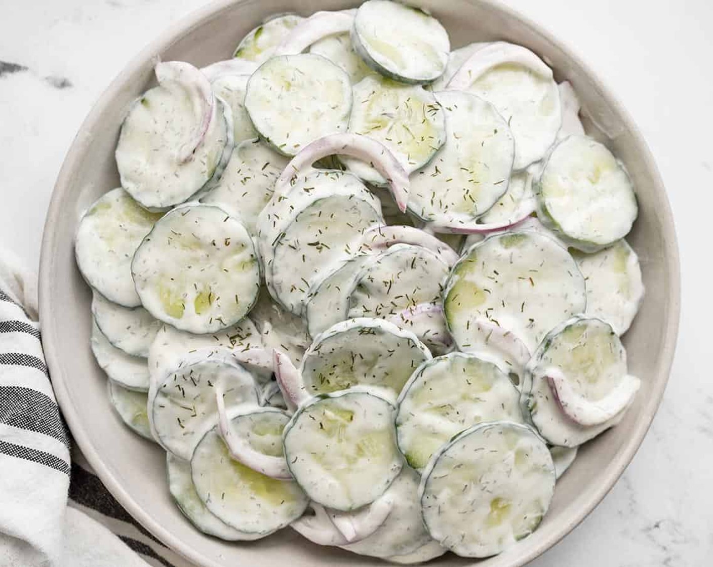CREAMY CUCUMBER SALAD
