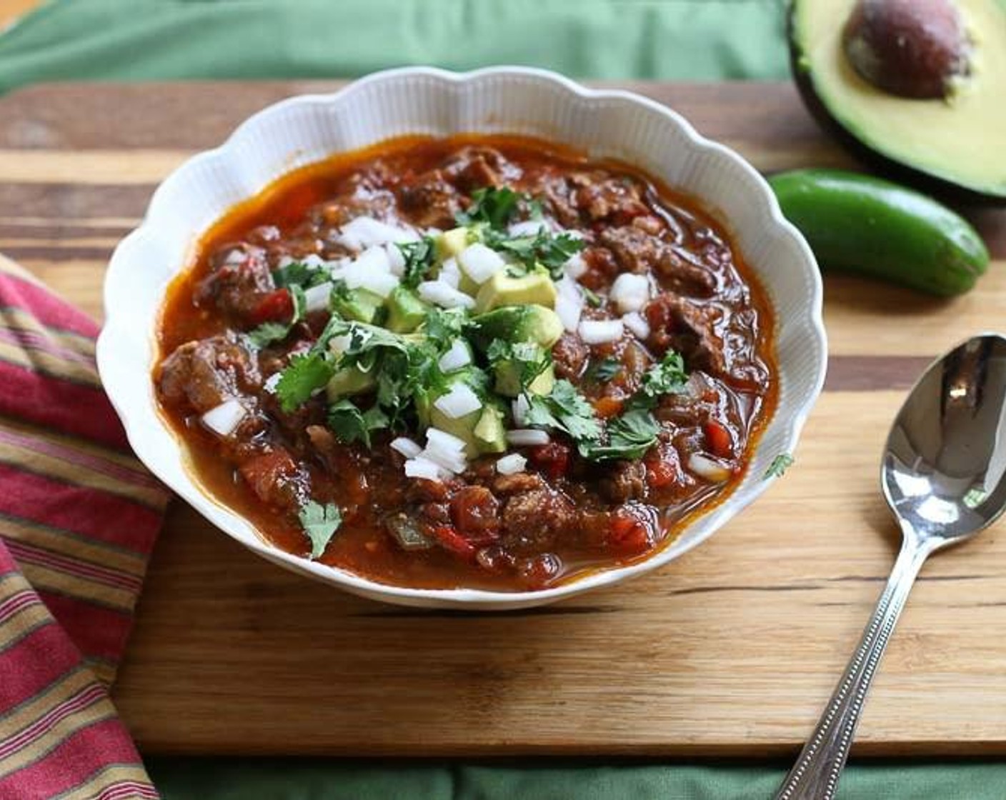 Paleo Bison, Bacon, and Pot Roast Chili