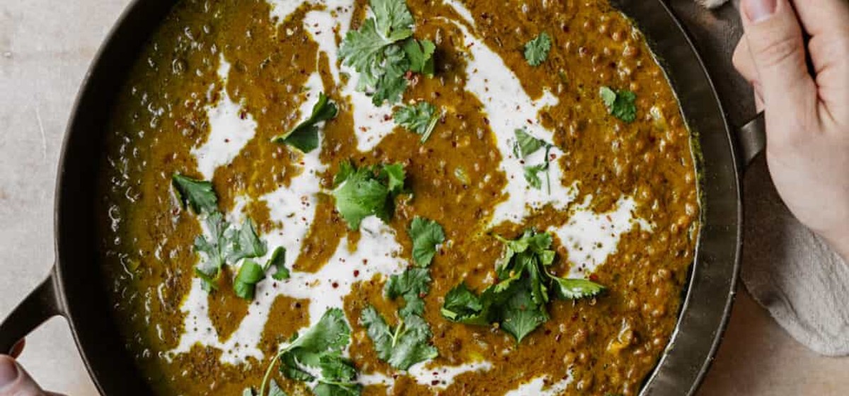 Vegan One-Pot Green Lentil Curry Recipe | SideChef