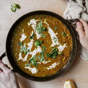 Vegan One-Pot Green Lentil Curry Recipe | SideChef