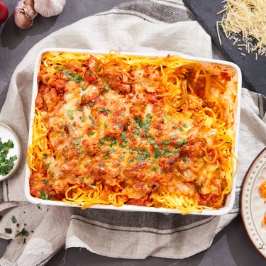 Baked Spaghetti with Italian Sausage and Peppers Recipe | SideChef