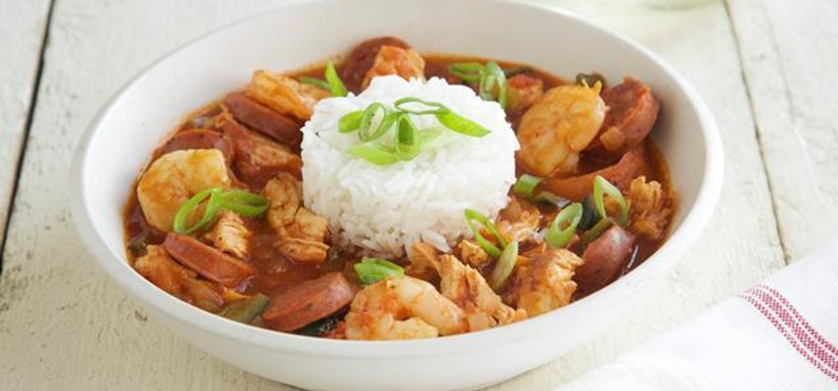 Weeknight Jambalaya with Chicken, Shrimp, Sausage Recipe | SideChef