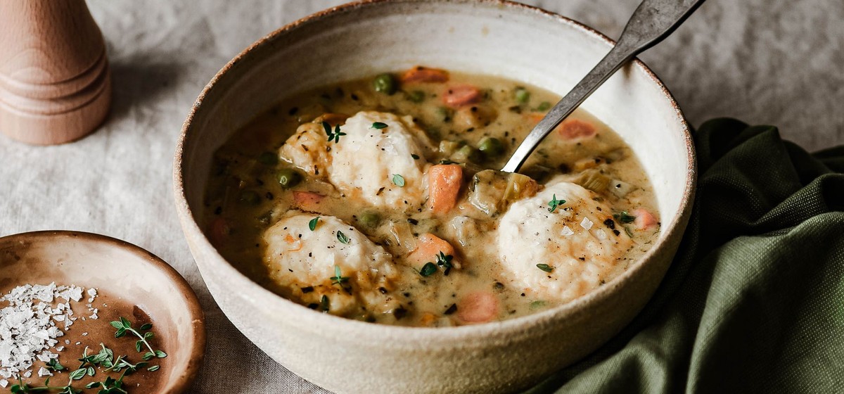 Creamy Vegetable Dumpling Soup Recipe SideChef