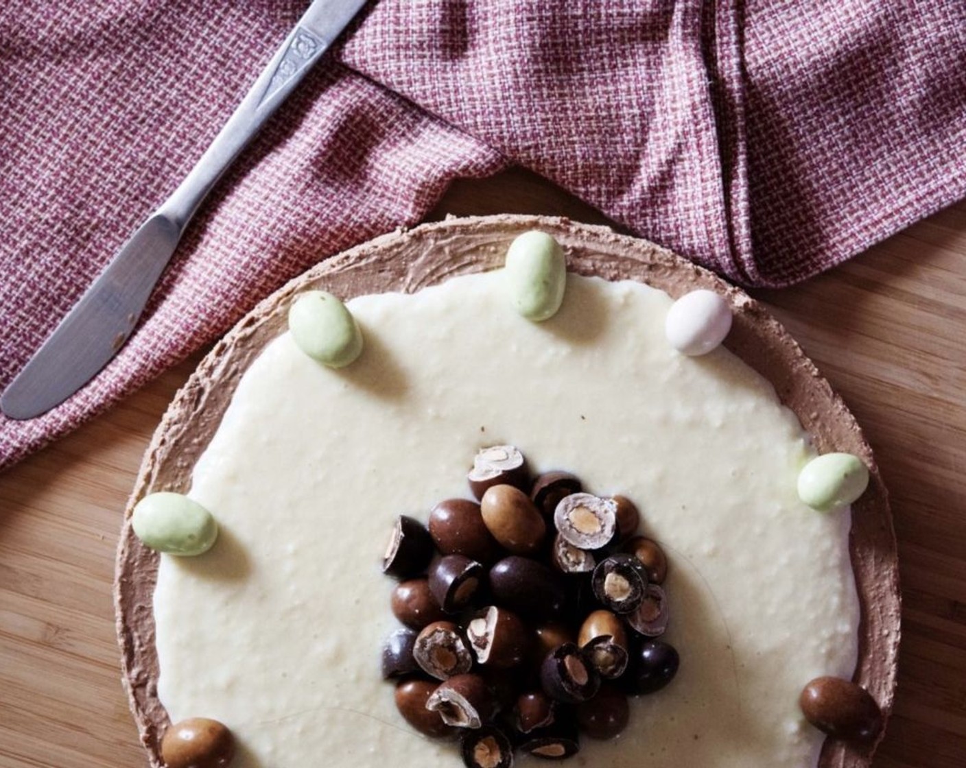 Chocolate Cheesecake with Coconut Ganache