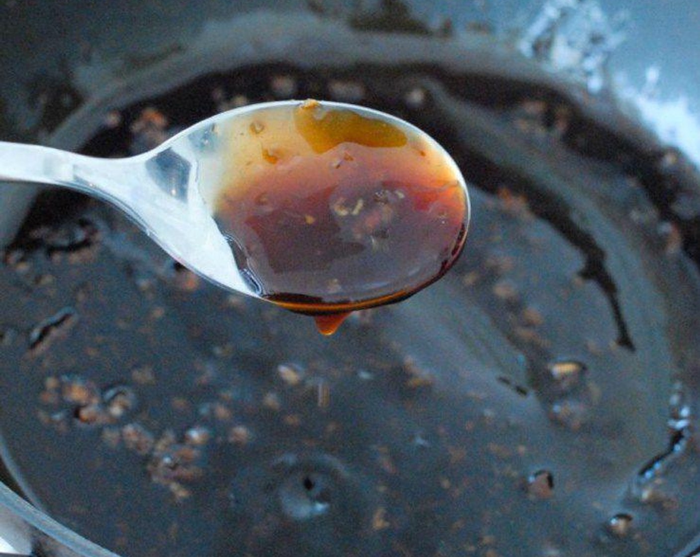 step 6 Then add Corn Starch (1/2 Tbsp) mixed with some water, to thicken the sauce.