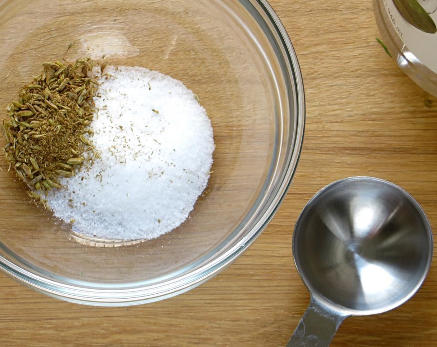 step 8 Transfer the fennel to a small bowl and add the Granulated Sugar (1 Tbsp) and Distilled White Vinegar (2 Tbsp). Stir until sugar is dissolved. Add the Mayonnaise (2 Tbsp) and stir to combine.