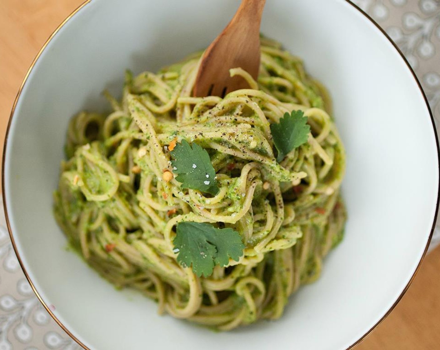 step 5 Add the sauce to the cooked and drained pasta, stir well to coat. And enjoy!