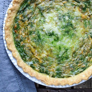 Homemade Spinach Gruyere Quiche Recipe | SideChef