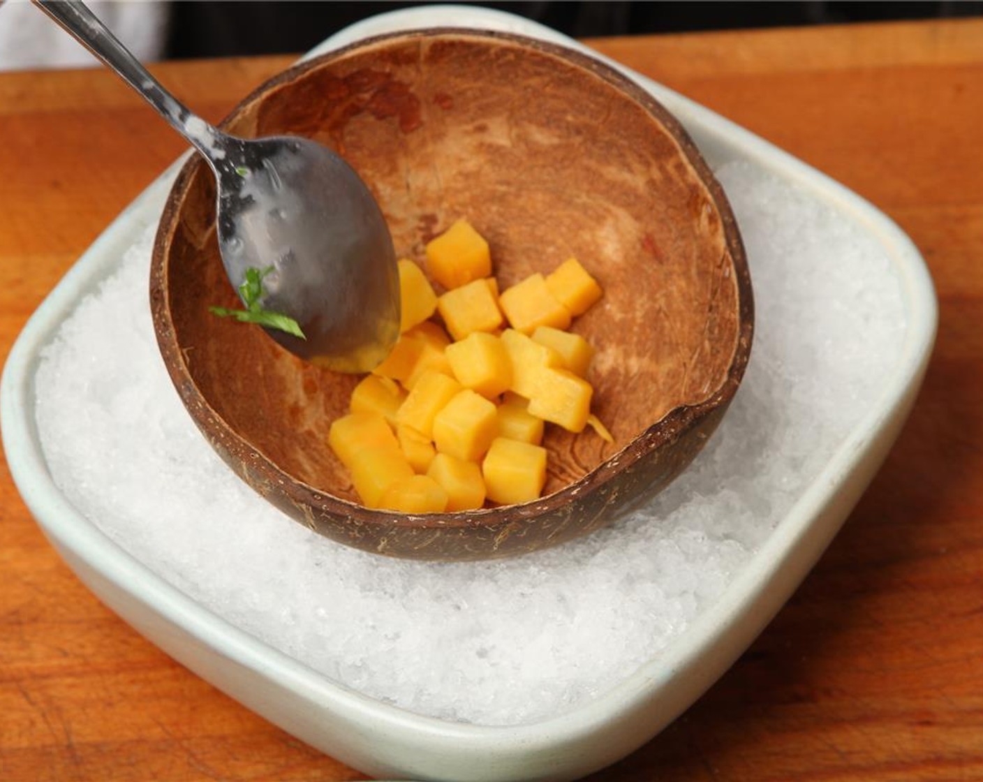 step 9 Place the cooked sweet potatoes in a serving bowl.