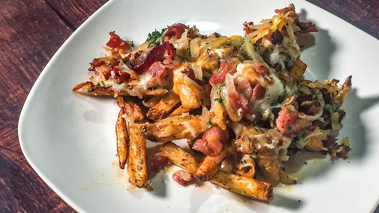 Homemade Air Fried Loaded Fries Recipe SideChef