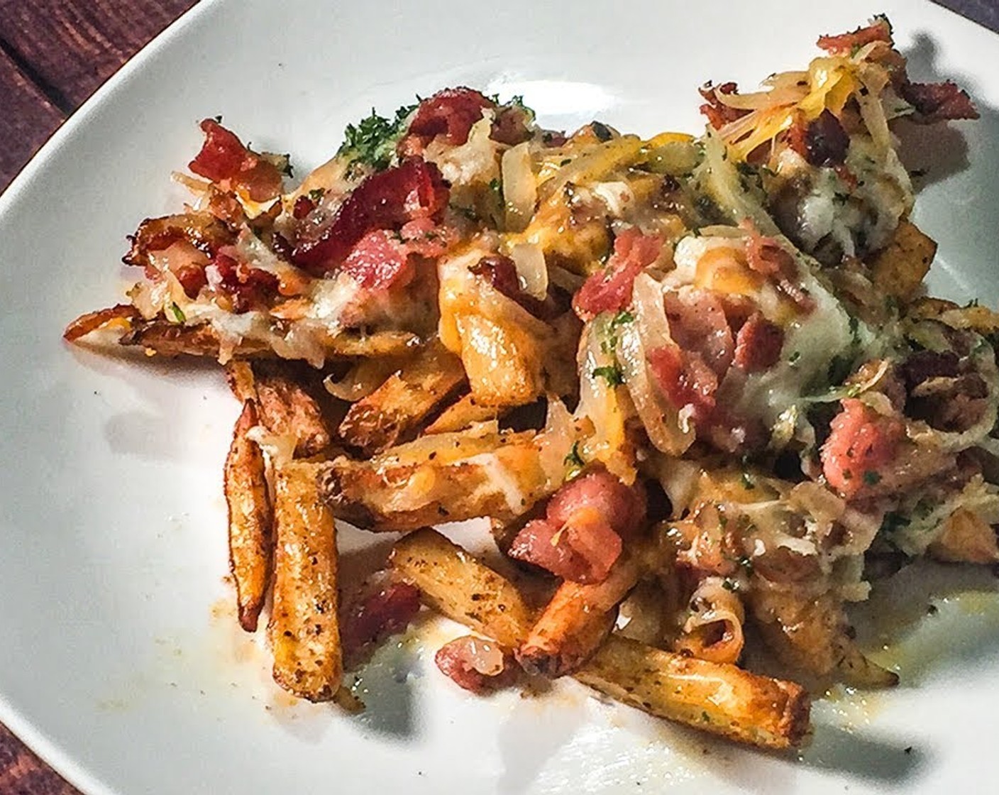 Homemade Air Fried Loaded Fries