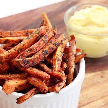 Baked Carrot and Sweet Potato Fries Recipe | SideChef