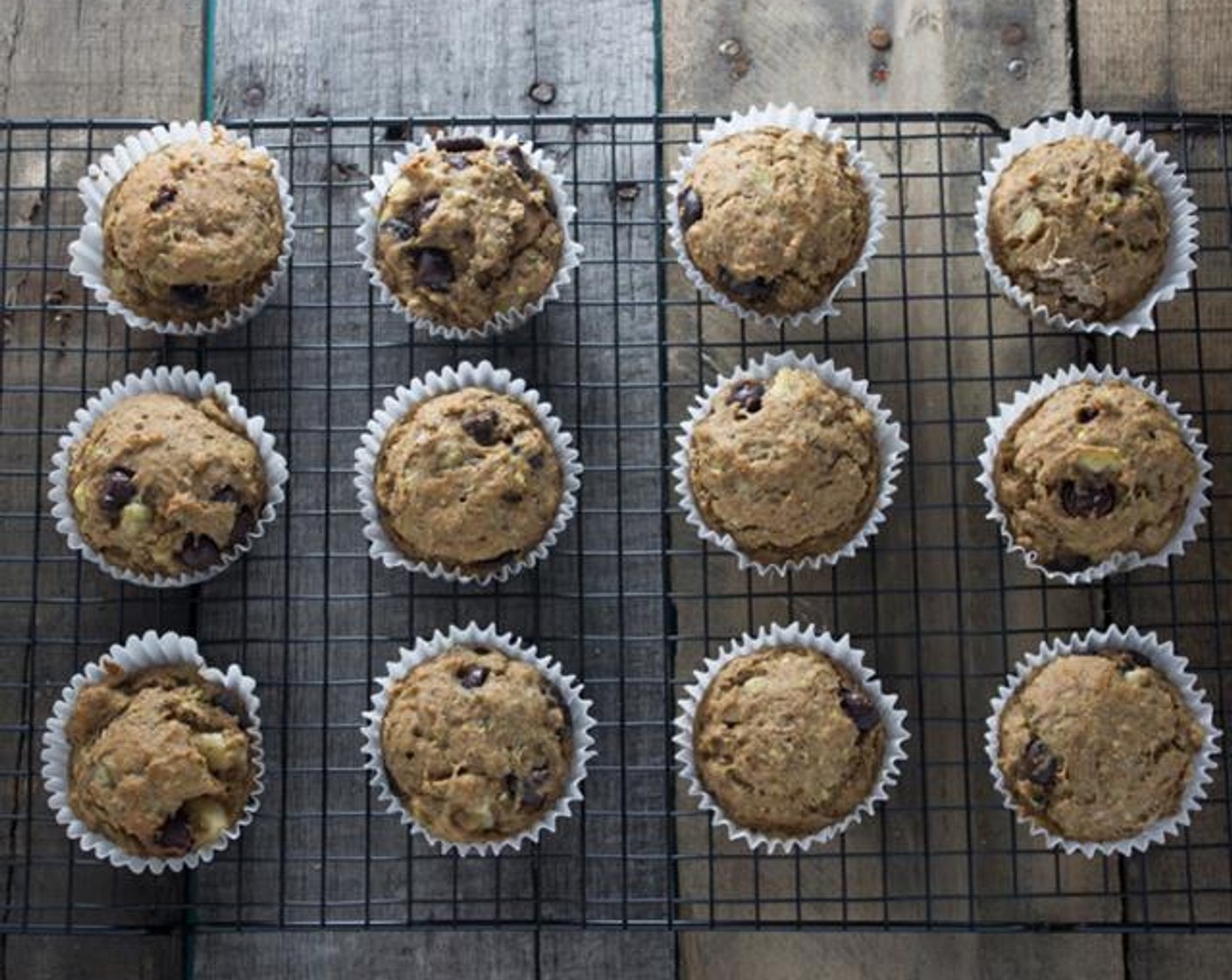 Zucchini Banana Muffins