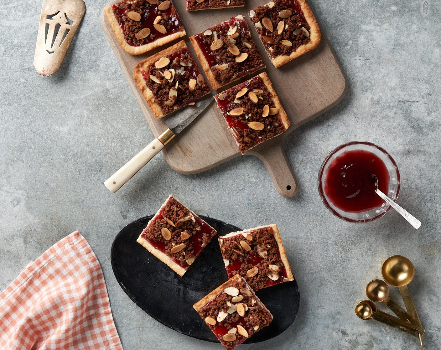 Rhubarb Jam Bars