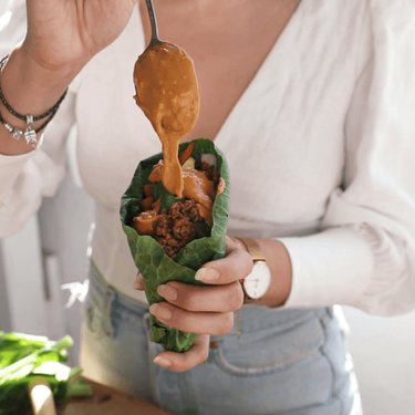 Collard Summer Salad Rolls with Lime Peanut Sauce Recipe | SideChef
