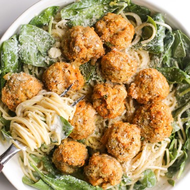 Turkey Meatballs with Lemony Ricotta Pasta Recipe | SideChef