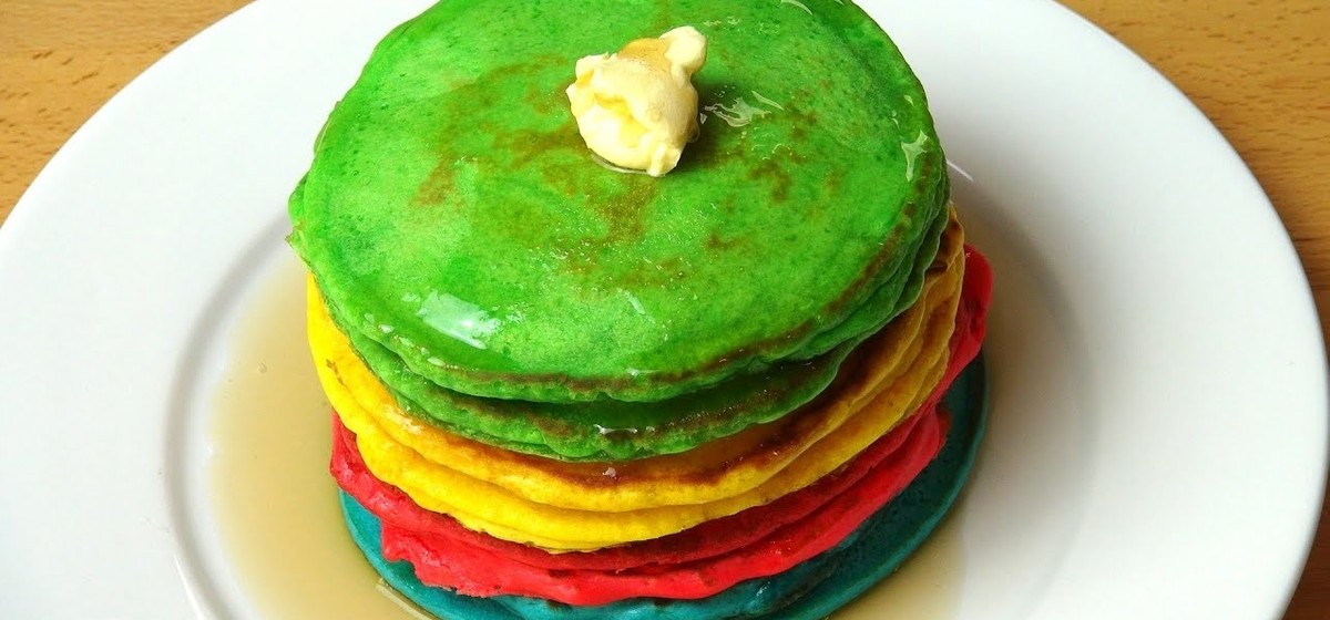 Rainbow Pancakes Recipe | SideChef