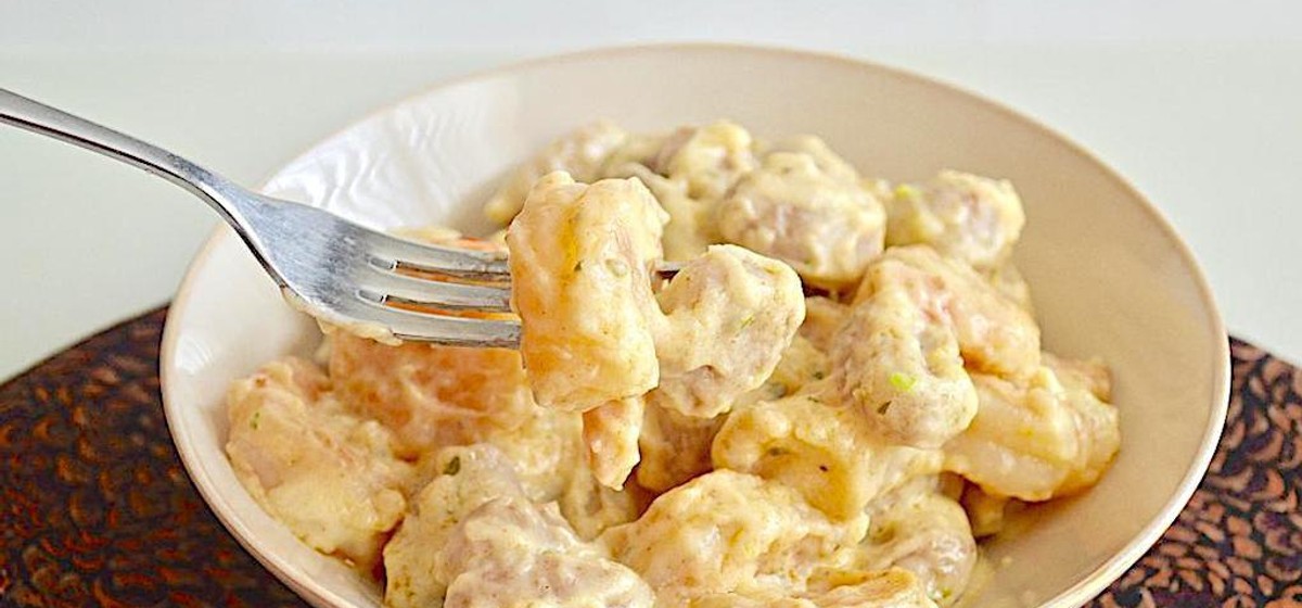 Parmesan Cream Shrimp Pasta Recipe | SideChef