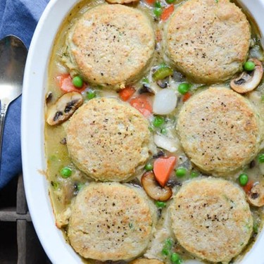 Turkey and Pepper Biscuit Pot Pie Recipe | SideChef