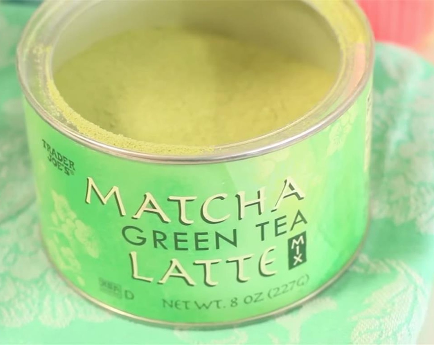 step 1 In a cup, mix Matcha Green Tea Latte Powder (4 Tbsp) with Water (8 fl oz). Stir to dissolve, let cool, then chill in refrigerator.