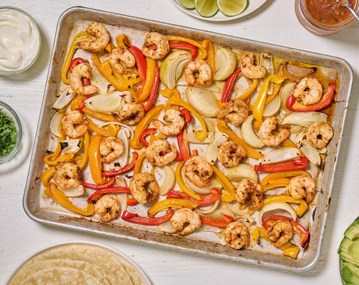 Sheet Pan Shrimp Tacos