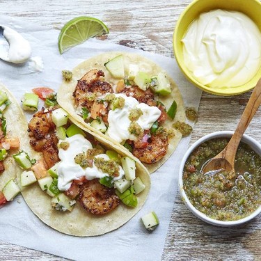 Chipotle Shrimp Tacos with Pico de Gallo Recipe | SideChef