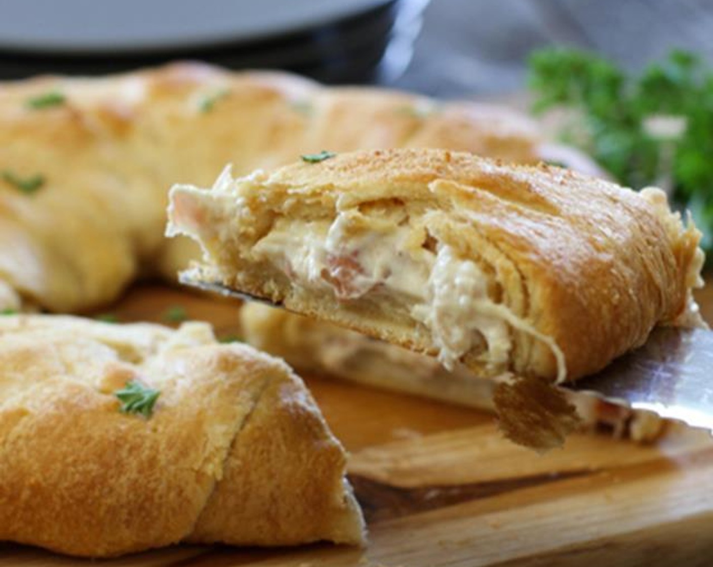 Chicken Cordon Bleu Crescent Ring