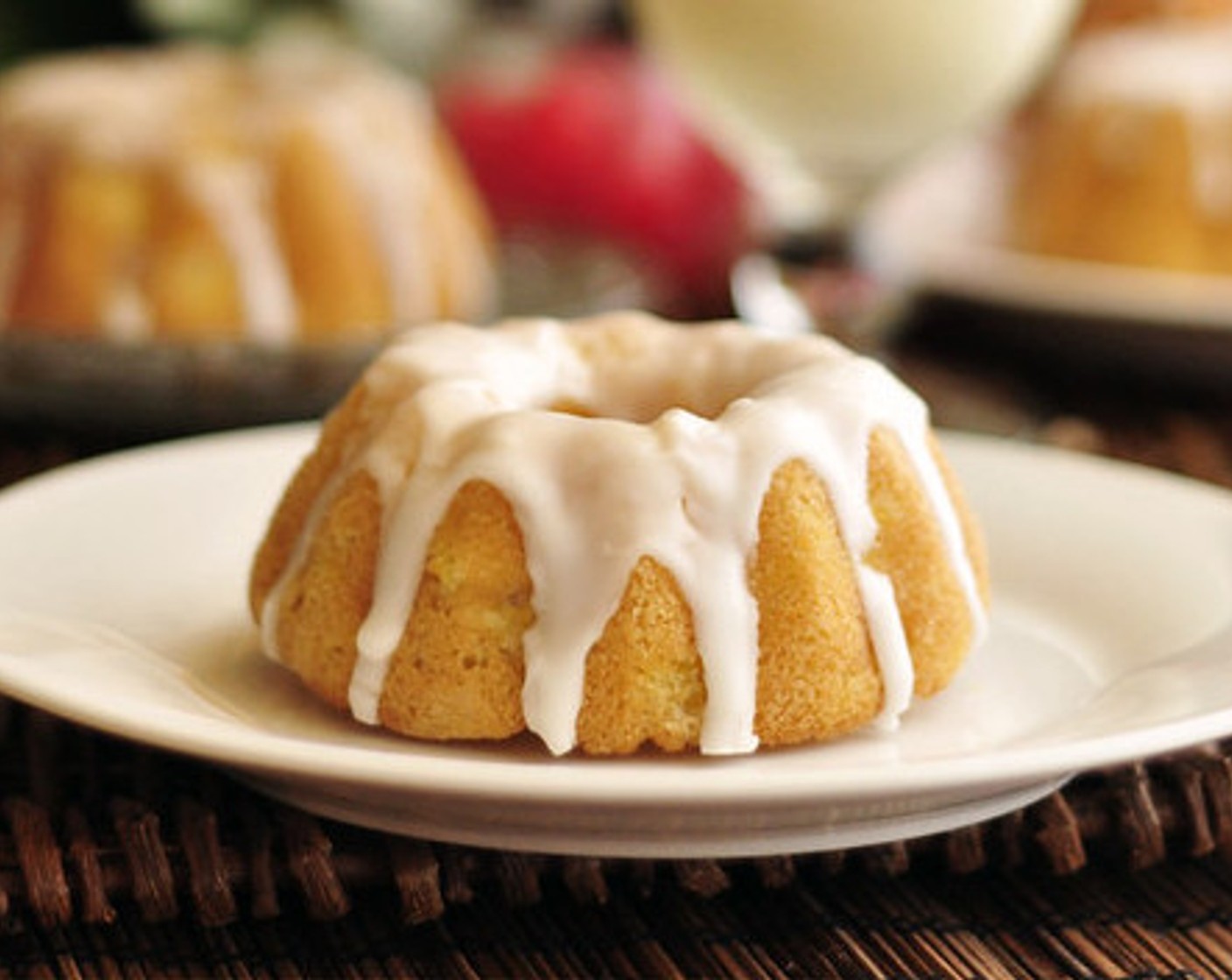 Mini Piña Colada Bundt Cakes