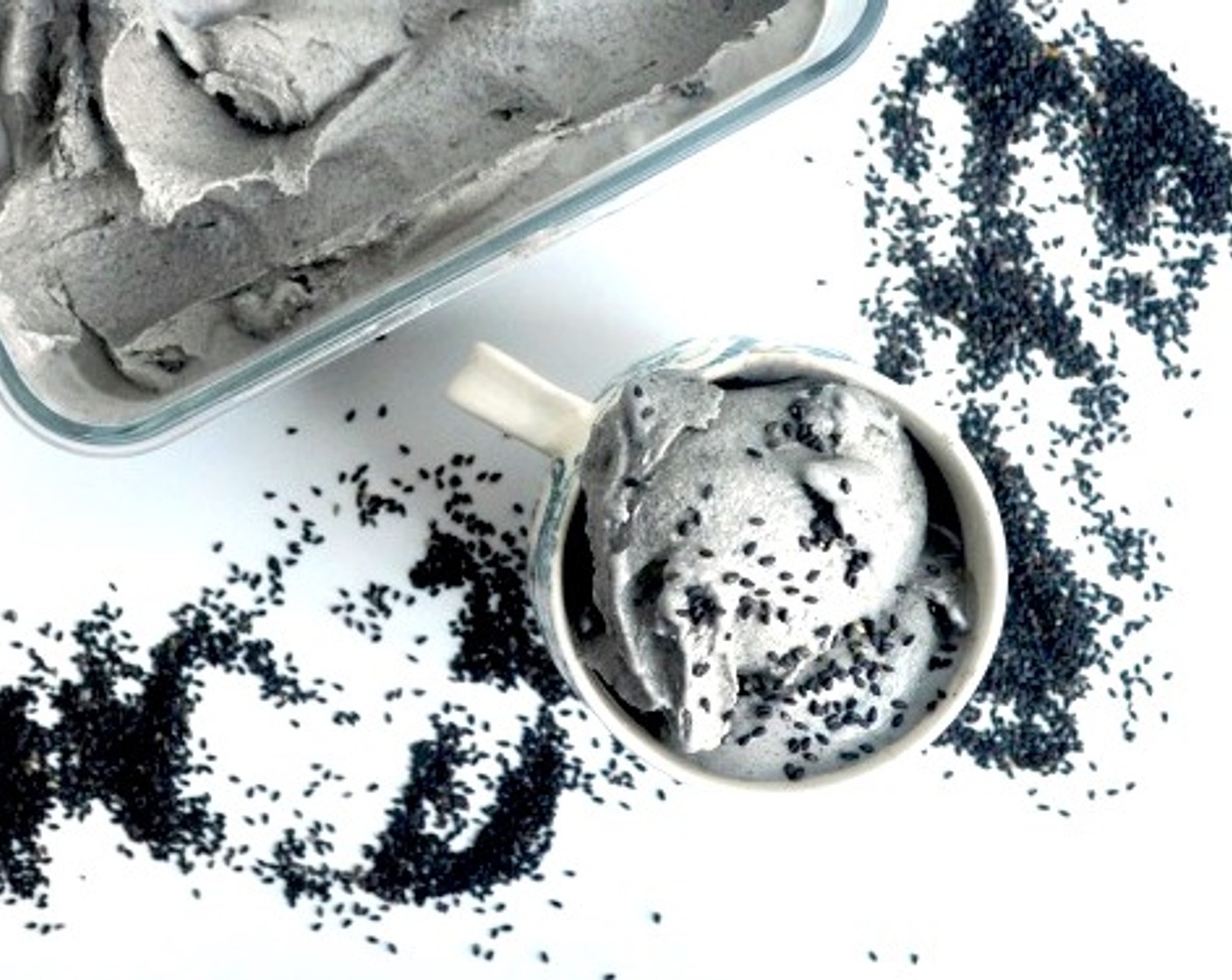 Black Sesame Ice Cream