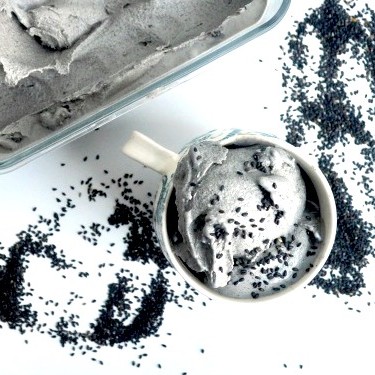 Black Sesame Ice Cream Recipe | SideChef