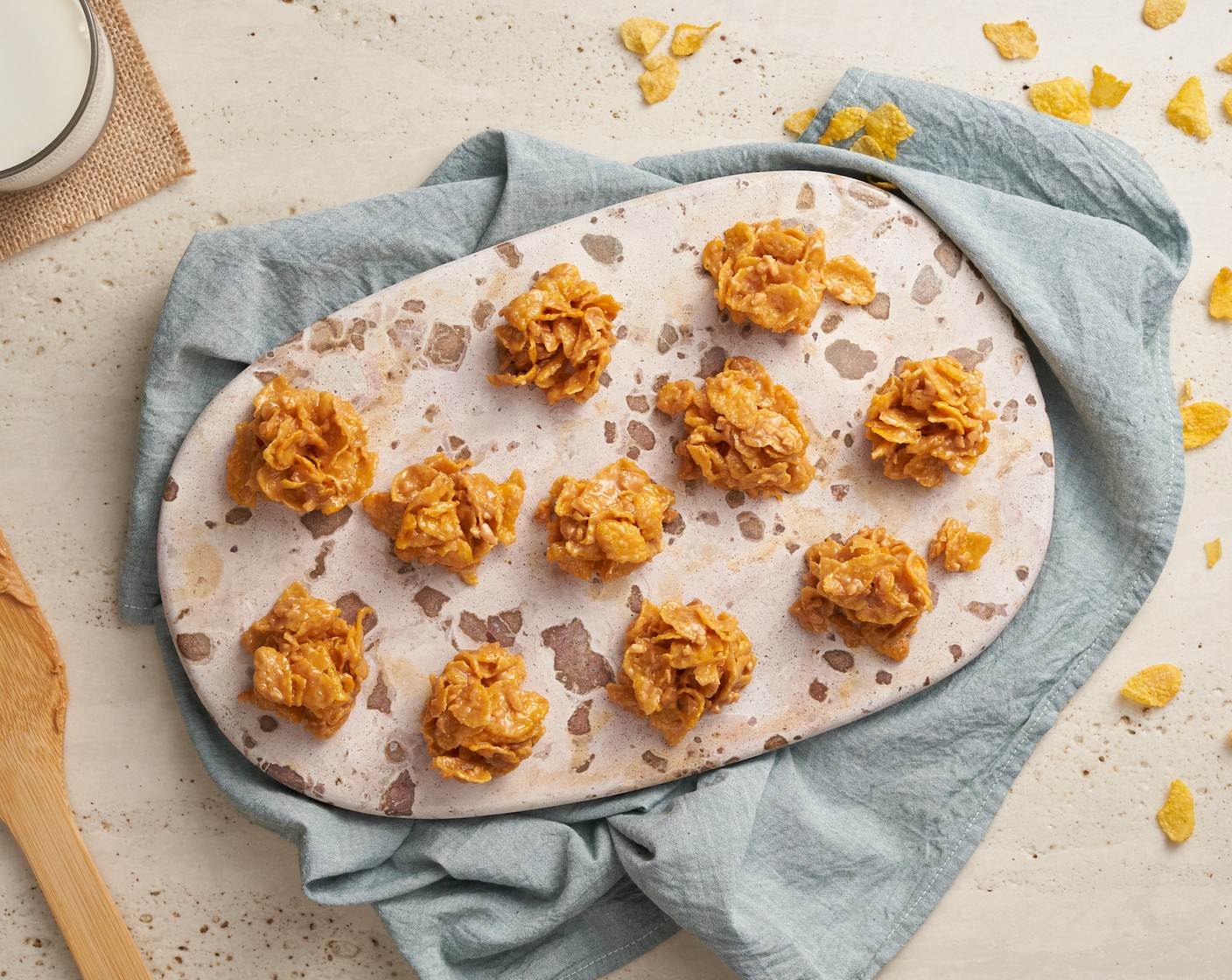 No-Bake Cornflake Cookies