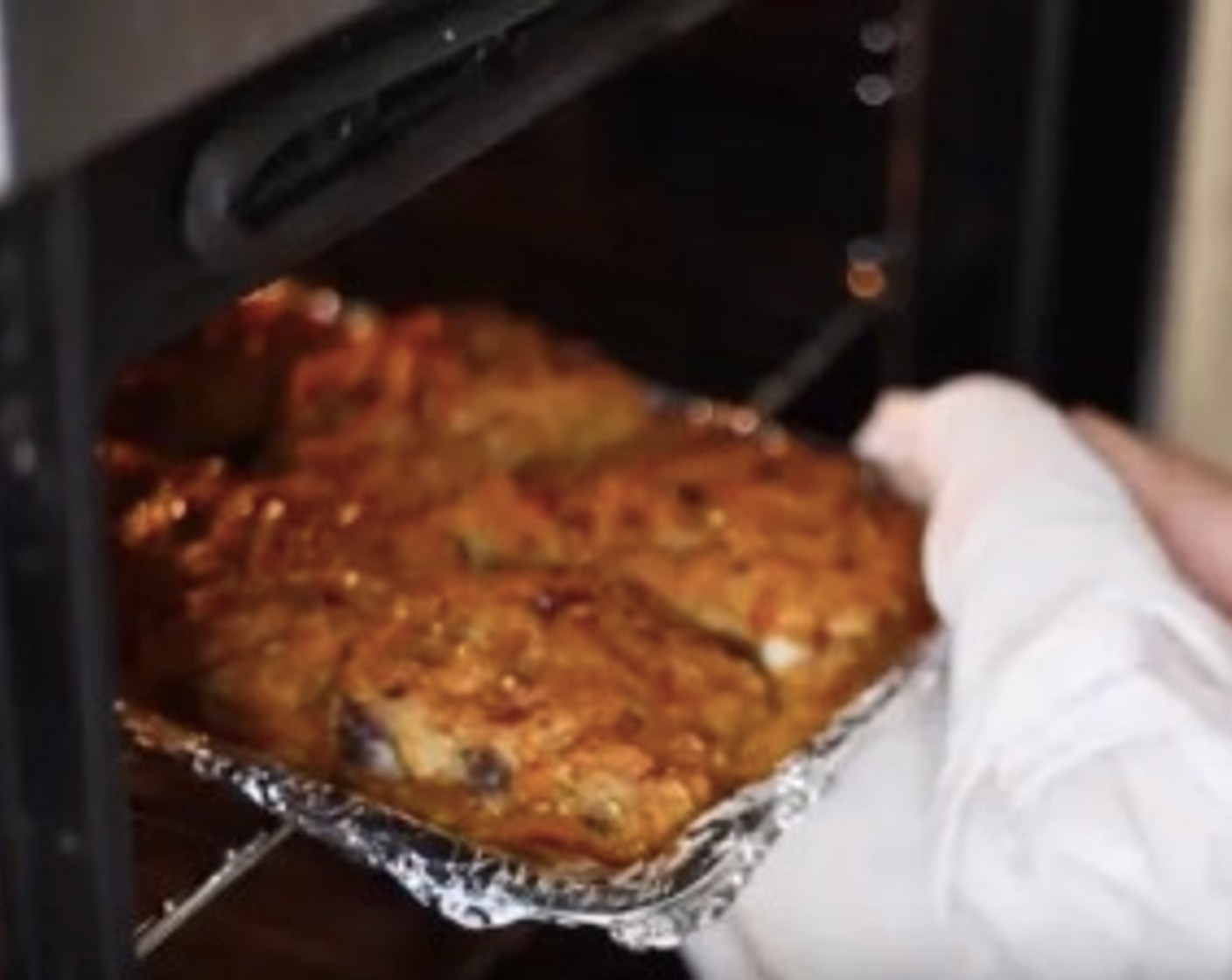 step 7 Cook at 220 degrees C (425 degrees F) for 15 minutes, with the tray on the top shelf.