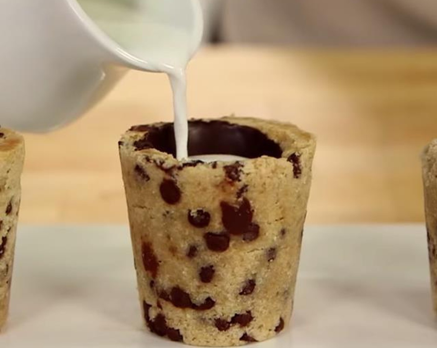 Chocolate Chip Cookies Shots, Milk and Cookies Shots