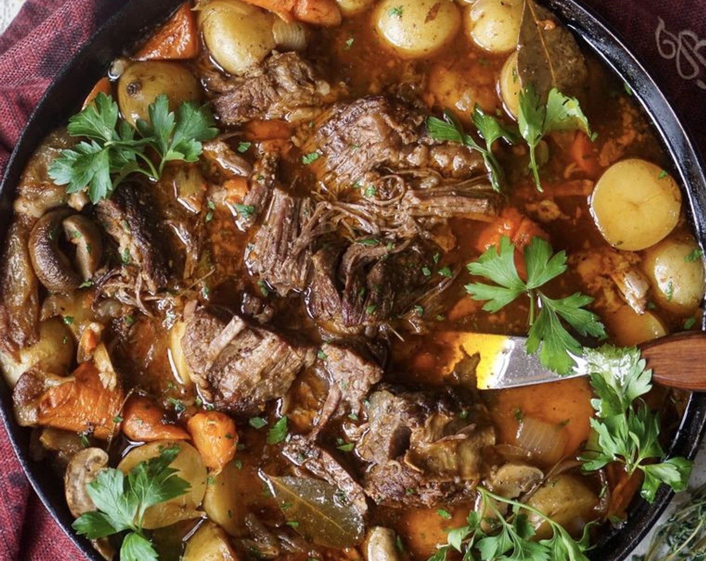 Skillet Beef Short Rib Pot Roast (Alexa Skill)