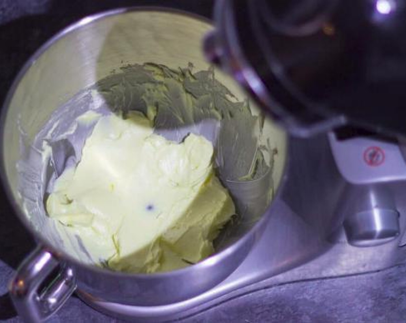 step 1 To make the dough, beat the Unsalted Butter (3/4 cup) to really soften it either in an electric stand mixer or a large bowl with a wooden spoon.