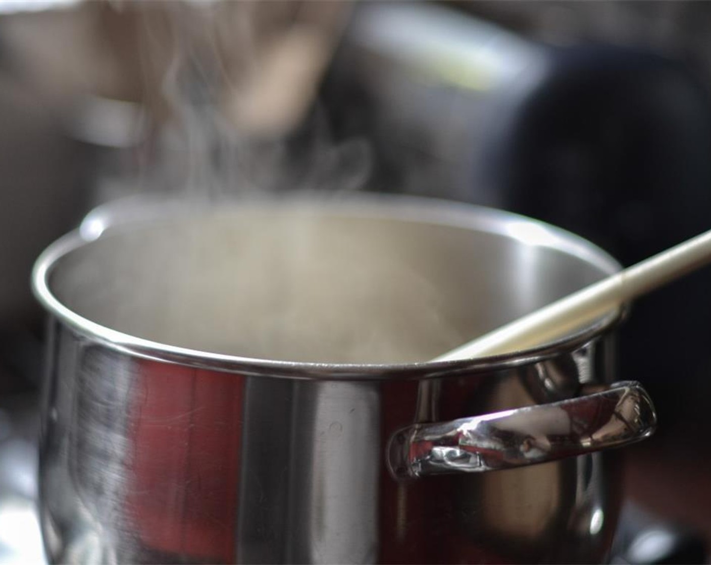 step 2 Add about 15ml of the Dry White Wine (1 1/4 cups) and stir briskly until combined with the roux and slightly thickened. Add the rest of the wine and stir.