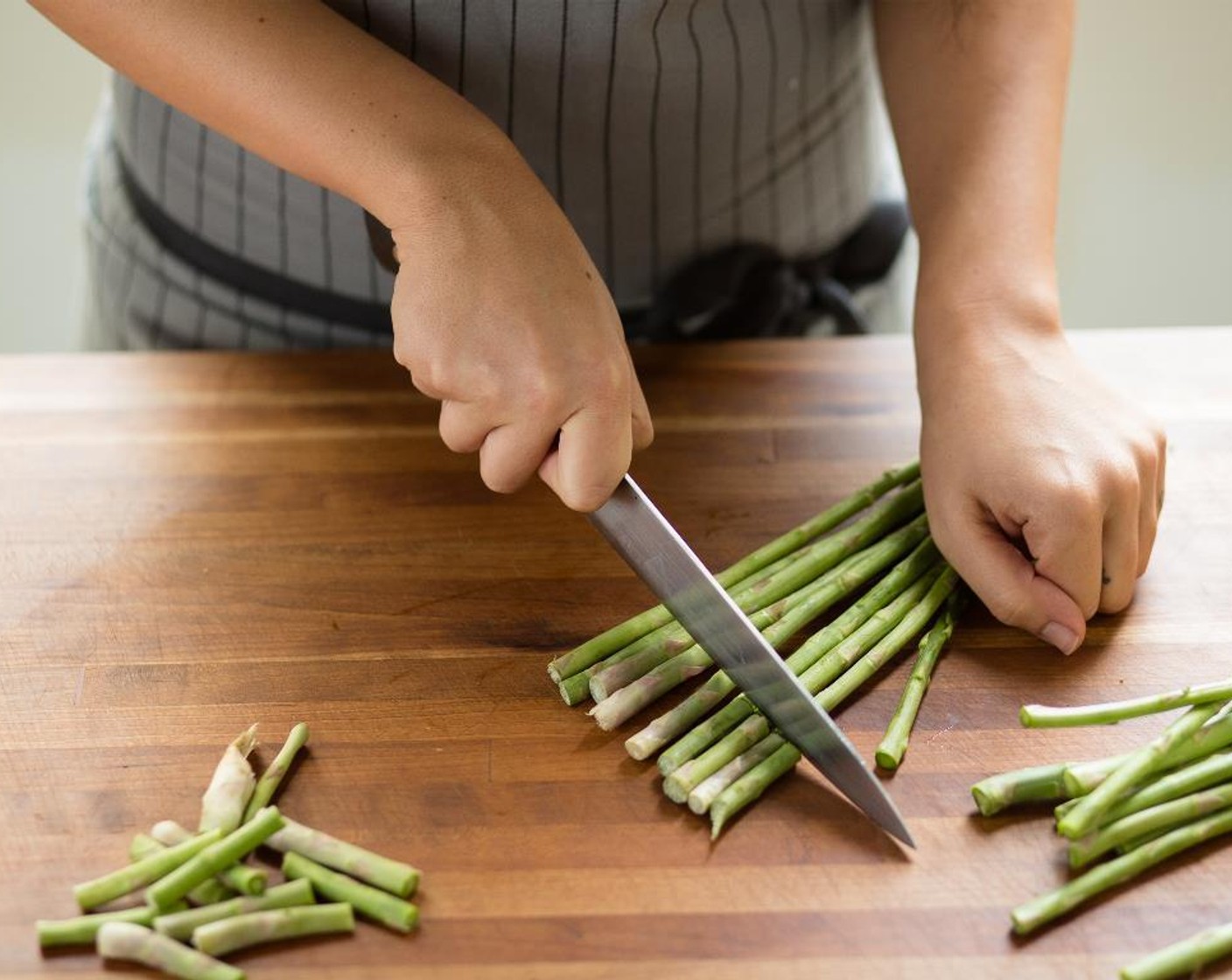 step 2 Remove the tough ends from the Asparagus (2 1/2 cups) and discard. Set the asparagus aside.