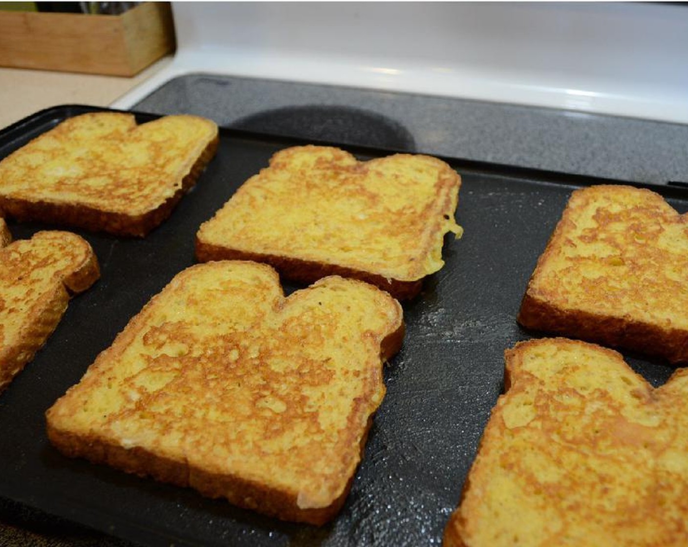 step 4 Dip the Bread (to taste) in the mixture right before placing it on the griddle.