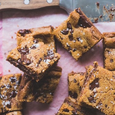 Brown Butter Nutella Filled Blondies Recipe | SideChef